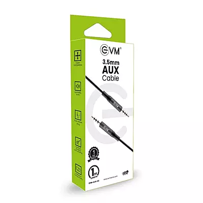 CABLE EVM AUX 3.5MM MALE TO MALE AUX-02