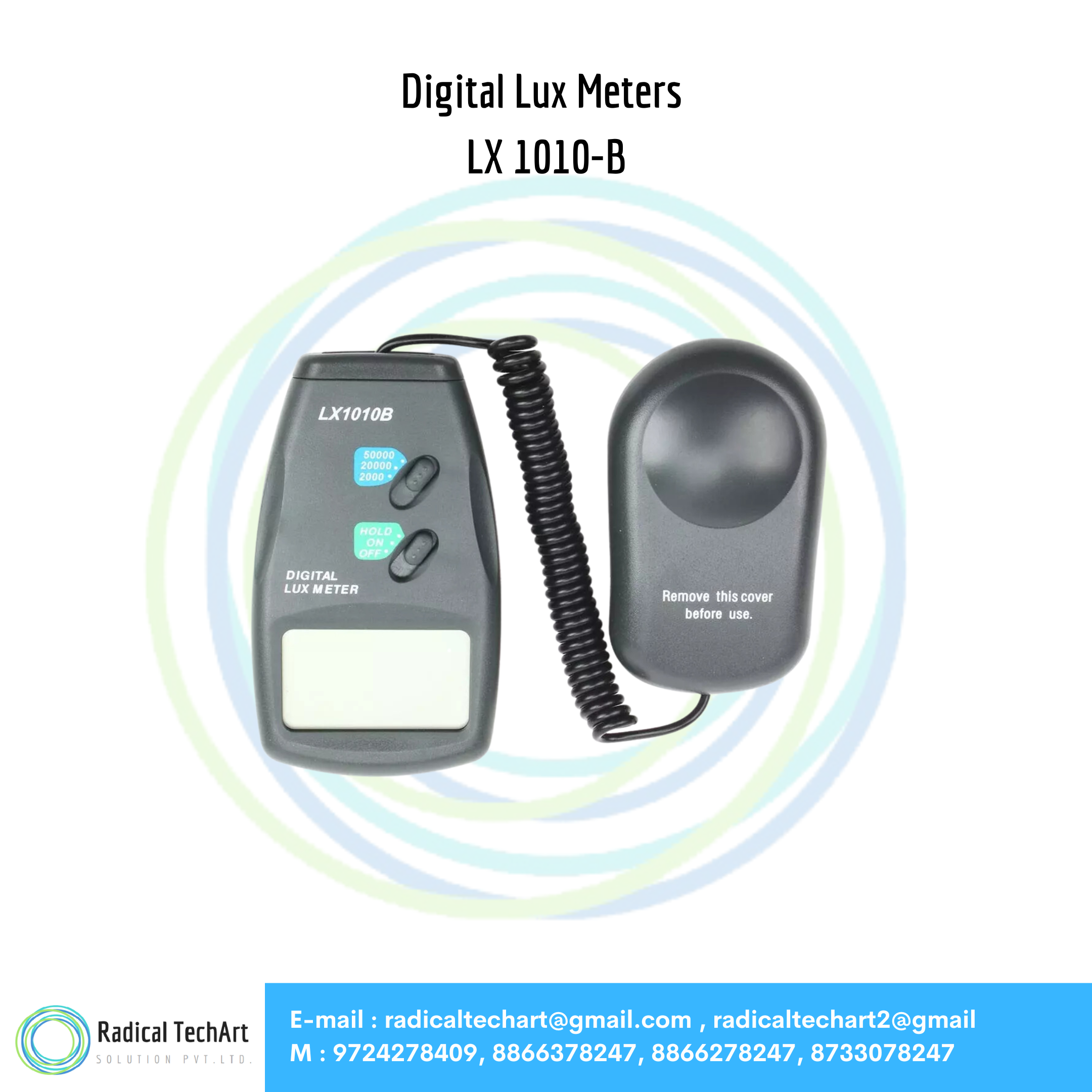Digital Lux Meters LX 1010-B