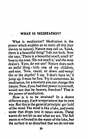 Meditation and Its Methods