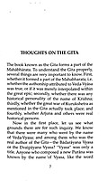 Thoughts on the Gita