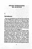 Swami Vivekananda: His Humanism