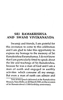 Ramakrishna and Vivekananda