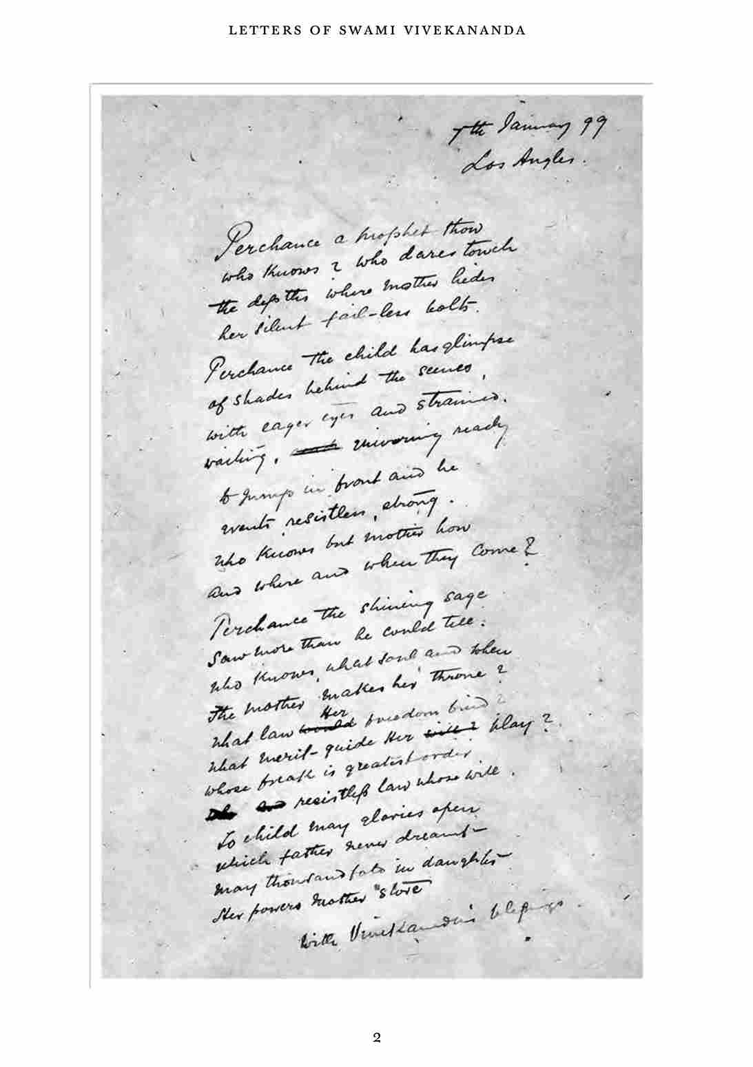 Letters of Swami Vivekananda (Revised & Enlarged Edition) Vol. IV