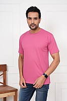 Round neck Regular fit T-shirt Light colour