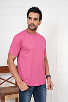 Round neck Regular fit T-shirt Light colour