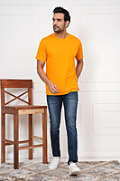 Round neck Regular fit T-shirt Light colour