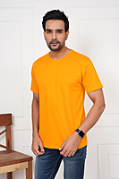 Round neck Regular fit T-shirt Light colour