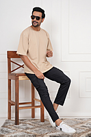 Plain Oversized Dropshoulder T-shirts Light Colours