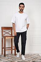 Plain Oversized Dropshouder White Tshirt Plain Oversized Dropshouder White Tshirt