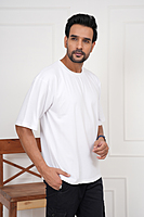 Plain Oversized Dropshouder White Tshirt Plain Oversized Dropshouder White Tshirt