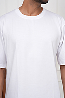 Plain Oversized Dropshouder White Tshirt Plain Oversized Dropshouder White Tshirt