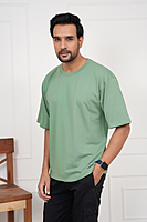 Plain Oversized Dropshoulder T-shirts Light Colours