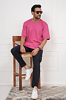 Plain Oversized Dropshoulder T-shirts Light Colours
