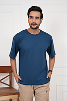 Plain Oversized Dropshoulder Round Neck Tshirt Dark Colours
