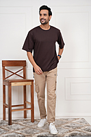 Plain Oversized Dropshoulder Round Neck Tshirt Dark Colours