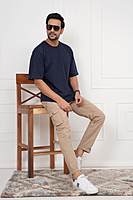 Plain Oversized Dropshoulder Round Neck Tshirt Dark Colours