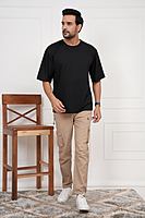 Plain Oversized Dropshoulder Round Neck Tshirt Dark Colours