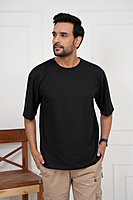 Plain Oversized Dropshoulder Round Neck Tshirt Dark Colours