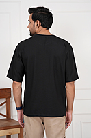 Plain Oversized Dropshoulder Round Neck Tshirt Dark Colours
