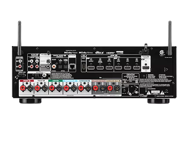 Denon AVR-S770H 7.2 Ch. 75W 8K AV Receiver Powered by HEOS™ with Dolby Atmos