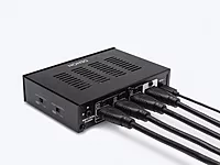 Denon AVS-3 Switcher for up to three 8K devices connected to select 8K AV Receivers.