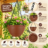 9 inch Hanging Basket Metal Chain