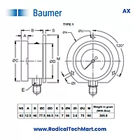 AX Series Pressure Gauges