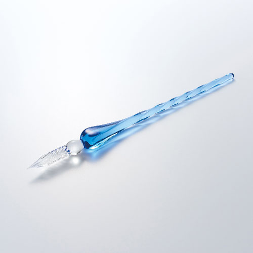 Sekisei Azone Glass Pen Cube Blue AX-8505