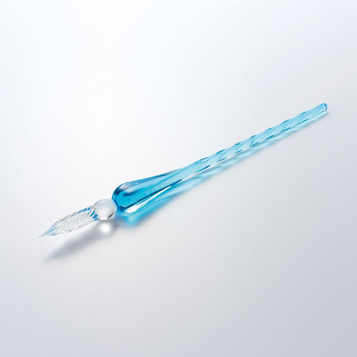 Sekisei Azone Glass Pen Cube Light Blue AX-8506