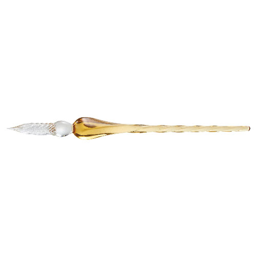Sekisei Azone Glass Pen Cube Yellow AX-8508
