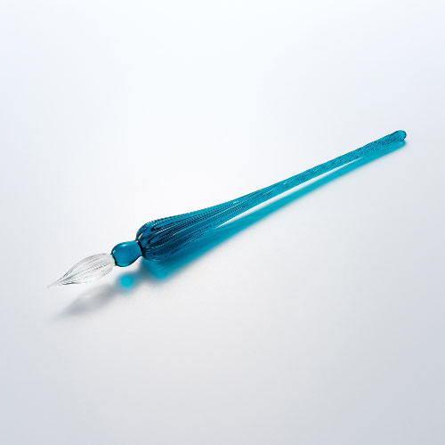 Sekisei Azone Glass Pen Classic Turquoise Blue AX-8510