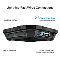 TP-Link Archer Dual-Band Gigabit Wi-Fi 6 Router ,AX6000 V2