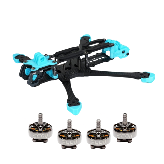Buy AXISFLYING Manta 6 Deadcat frame & EMAX 2807 motor kit in India. Buy AXISFLYING Manta 6 Deadcat frame & EMAX 2807 motor kit in India.