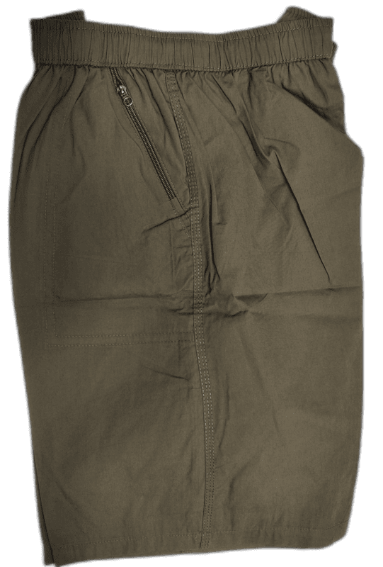 Plain Cotton Bermuda Shorts