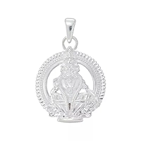 925 Sterling Silver Ayyappan Pendant for Men – Traditional Silver Jewellery