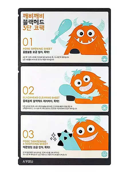 A’PIEU GOBLIN BLACKHEAD 3- STEP NOSE SHEET