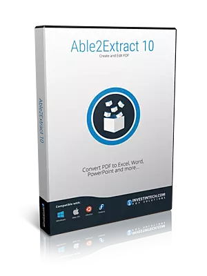 Able2Extract Pro PDF Convertor (PDF TO WORD/EXCEL/PPT/.DXF/PUB) ESD
