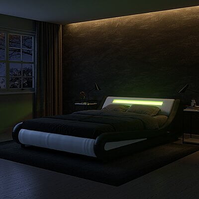 Led low profile standard bed