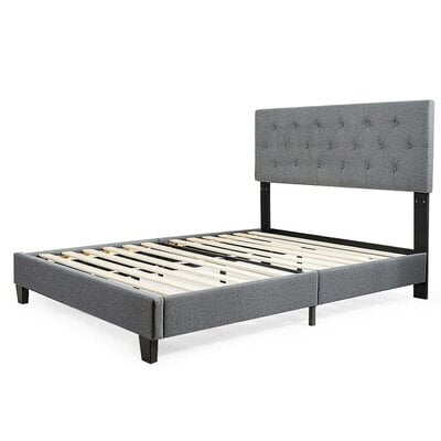 Vikinterio Dolphin Upholstered Bed