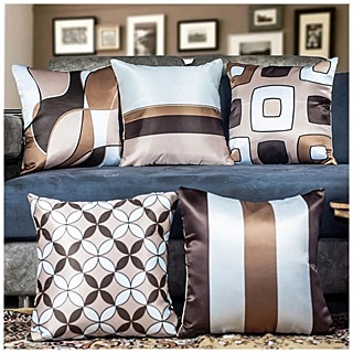 Abstract Digital Printed Cushion Cover Set of 5 - 17