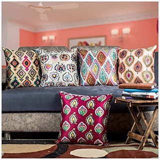 Abstract Digital Printed Cushion Cover Set of 5 - 2