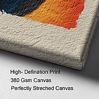 Abstract Face Wall Art – Modern Geometric Boho Decor