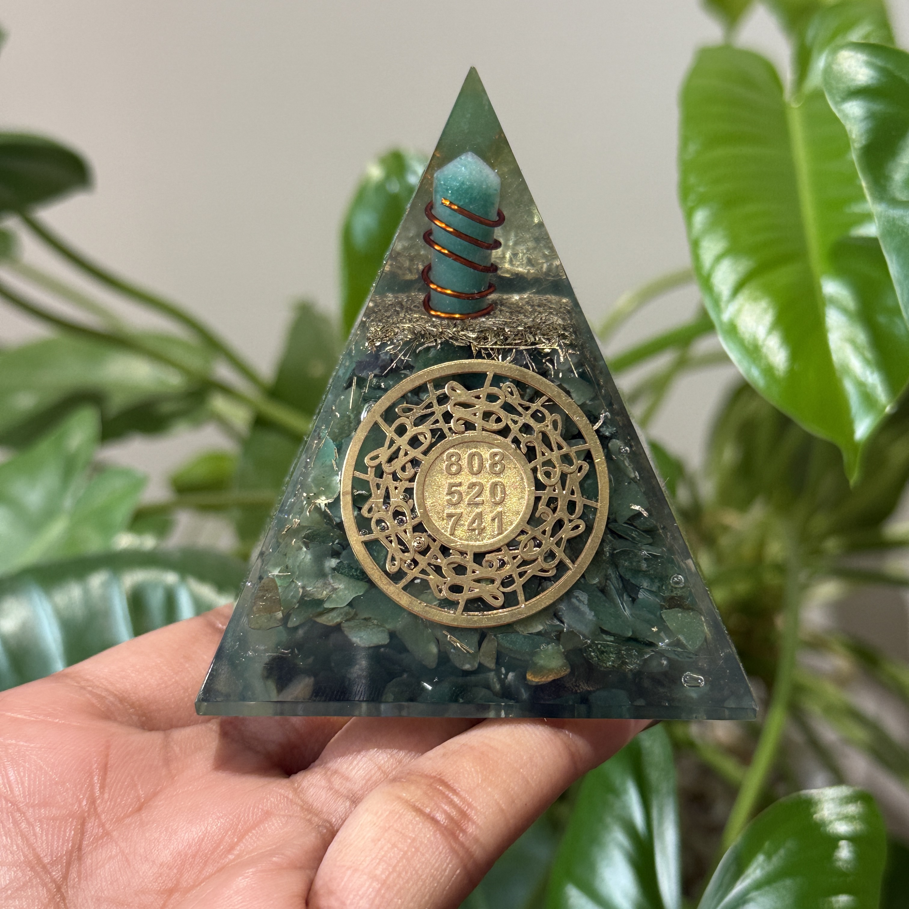 Abundance  Resin Pyramid