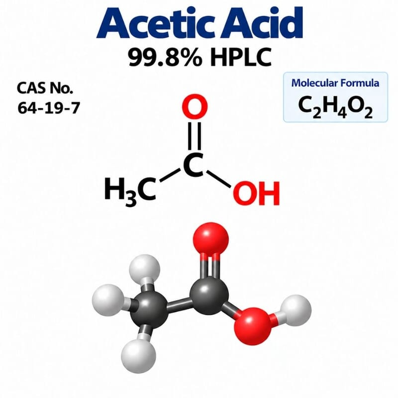 Acetic Acid 99.8% HPLC / CAS 64-19-7