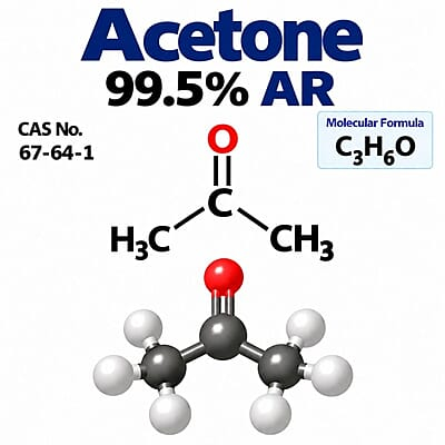 Acetone 99.5% AR / CAS 67-64-1