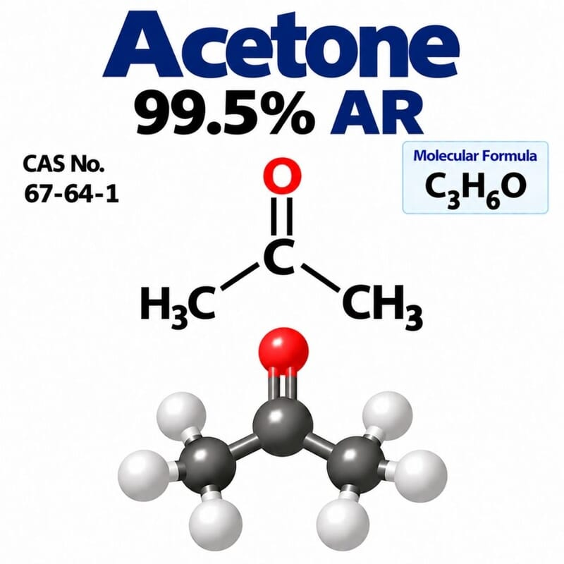 Acetone 99.5% AR / CAS 67-64-1