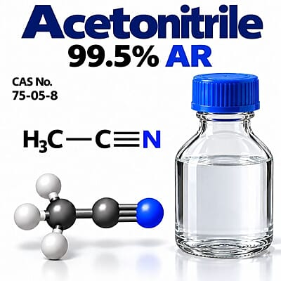 Acetonitrile 99.5% AR / CAS 75-05-8