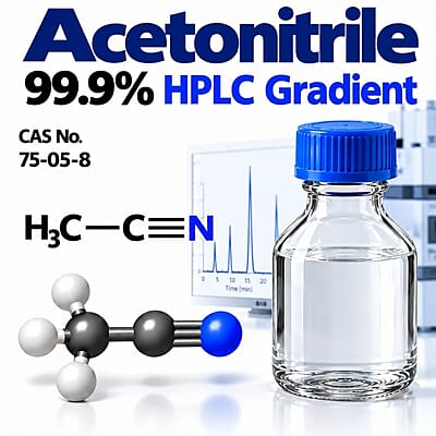 Acetonitrile 99.9% HPLC Gradient / CAS 75-05-8