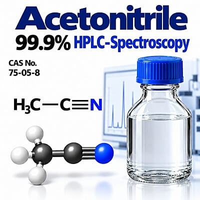 Acetonitrile 99.9% HPLC-Spectroscopy / CAS 75-05-8