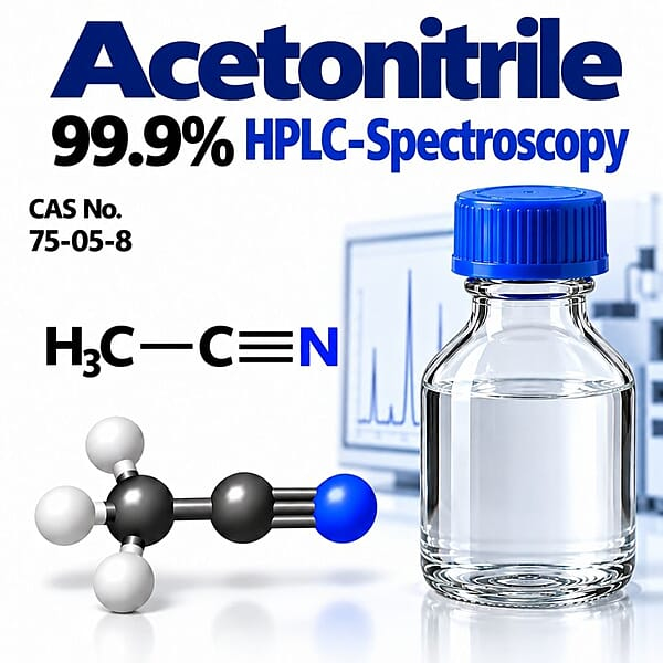Acetonitrile 99.9% HPLC-Spectroscopy / CAS 75-05-8